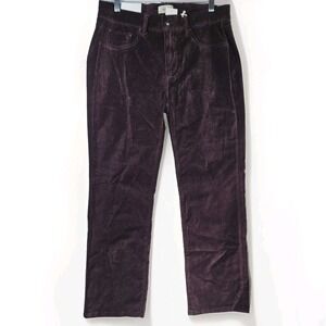 DL1961 Velvet Ankle Jeans Size 30 Straight Stretchy Mulberry Purple Instasculpt